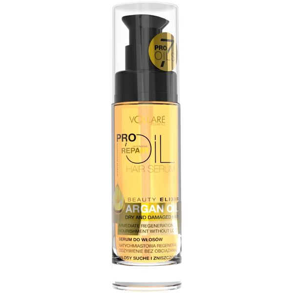 Vollare Pro Oils Intensive Repair Serum do włosów suchych i zniszczonych Argan Oil 30ml