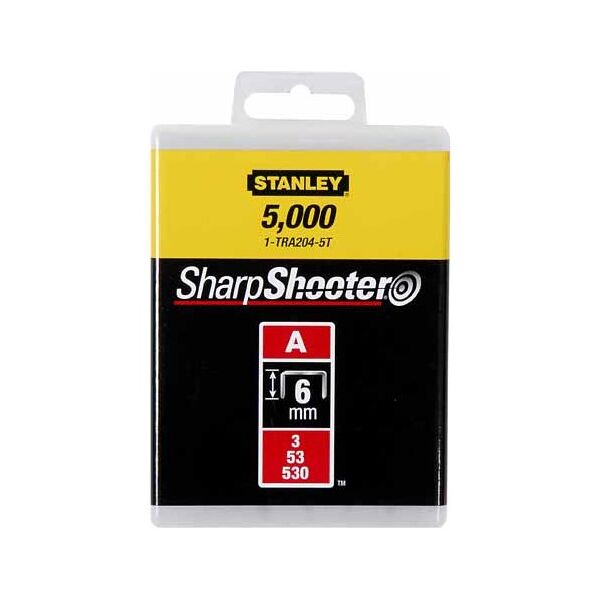 Stanley Zszywki A 6mm 5/53/530 5000szt. TRA204-5T