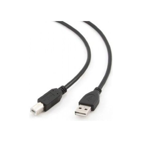 Kabel USB Gembird USB-A - USB-B 1 m Czarny (CCP-USB2-AMBM-1M)