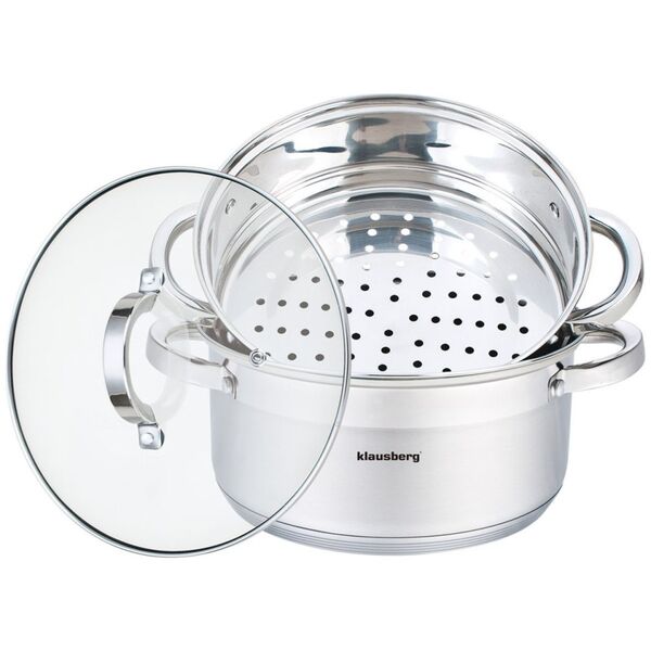 Klausberg Garnek do gotowania na parze 22cm (KB-7141)