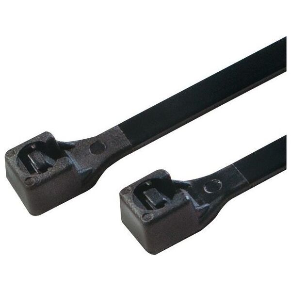 Organizer LogiLink Opaska zaciskowa Czarny 100 sztuk  (KAB0003B)