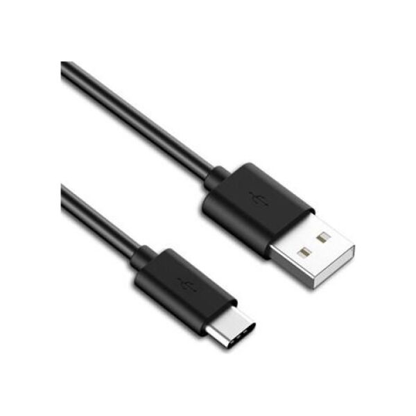 Kabel USB PremiumCord USB-A - USB-C 1 m Czarny (ku31cf1bk)