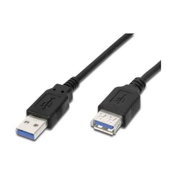 Kabel USB PremiumCord USB-A - USB-A 3 m Czarny (ku3paa3bk)