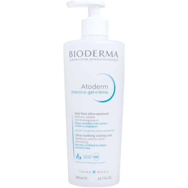 Bioderma Bioderma, Atoderm Intensive, Żel-Krem, 500 ml - Długi termin ważności!