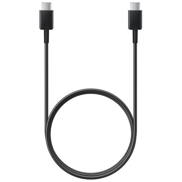 Kabel USB Samsung USB-C - USB-C 1 m Czarny (EP-DA705BBEGWW)