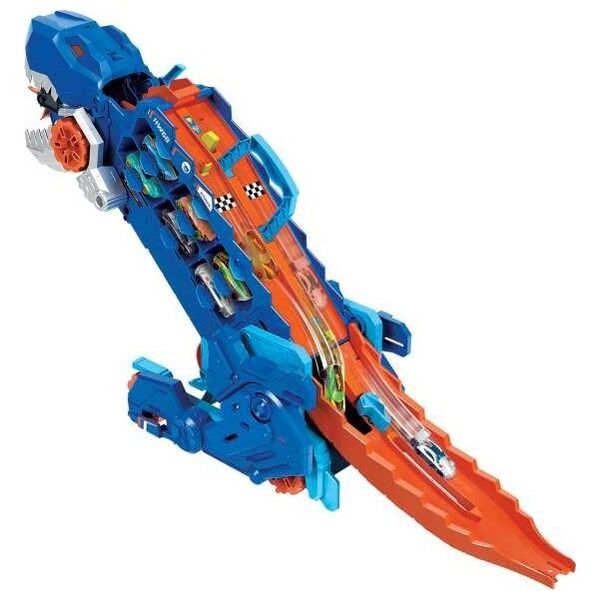 Mattel Hot Wheels City T-Rex Mega Transporter Zestaw - HNG50