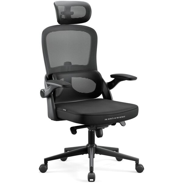 Krzesło biurowe Diablo Chairs V-Light Czarne