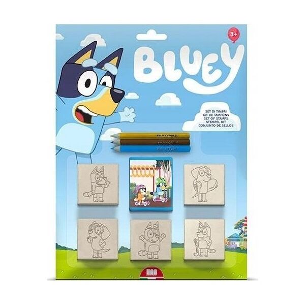 Multiprint MULTIPRINT BLUEY PIECZĄTKI BLISTER 5 SZT