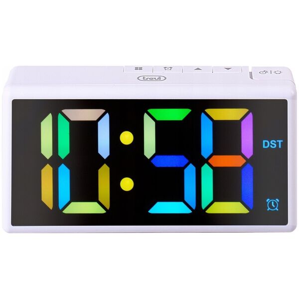 Trevi Zegar-budzik Trevi EC88601 rgb white
