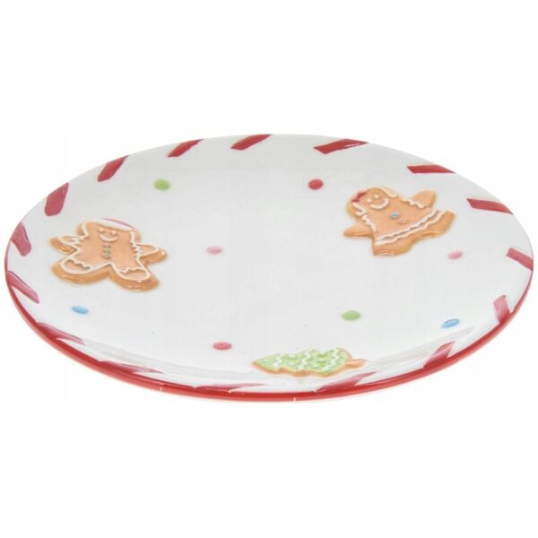 Home Styling Collection Świąteczny talerz, 16 cm, GINGERBREAD