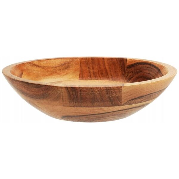 Home Styling Collection Miska z drewna akacji, 25 x 6 cm