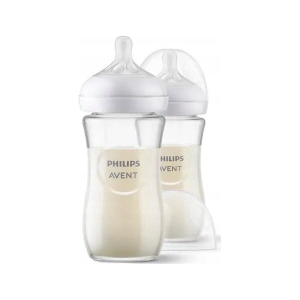 Avent SCY933/02 BUTELKA SZKLANA RESPONSYWNA NATURAL 2x240ml