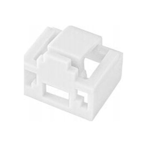 Alantec Blokada gniazda RJ45 przed nieautoryzowanym wpięciem, kolor biały (opakowanie 24 szt. + klucz) ALANTEC