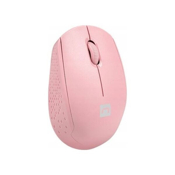 Mysz Natec Mysz bezprzewodowa Natec Stork optyczna 1600 DPI różowa