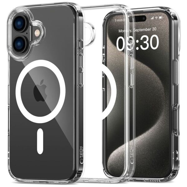 Tech-Protect TECH-PROTECT FLEXAIR HYBRID MAGSAFE IPHONE 16 PLUS CLEAR