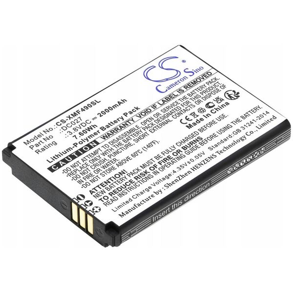 Cameron Sino Akumulator Bateria Typ Dc027 Dc-027 Do Router Mobilny Xiaomi F490 4g F490g4 / Cs-xmf490sl