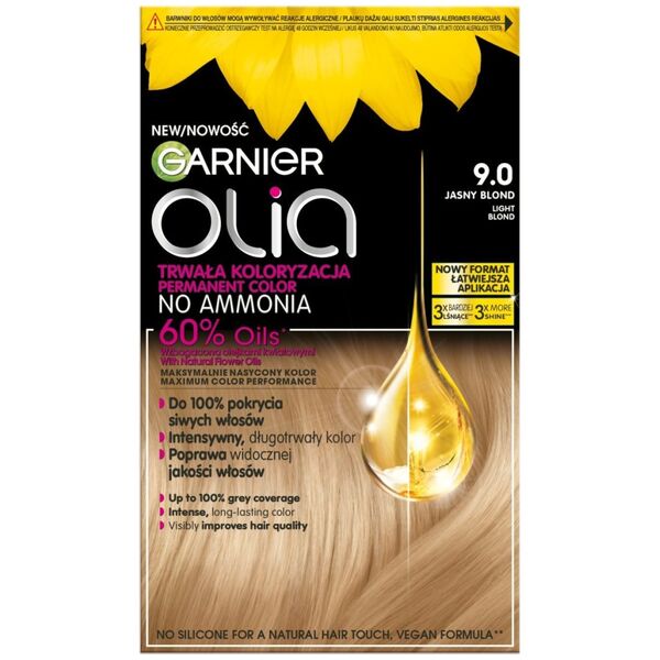 Alkotest GARNIER_Olia farba do włosów 9.0 Light Blond