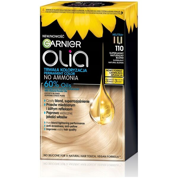 Alkotest GARNIER_Olia farba do włosów 110 Superlight Natural Blonde