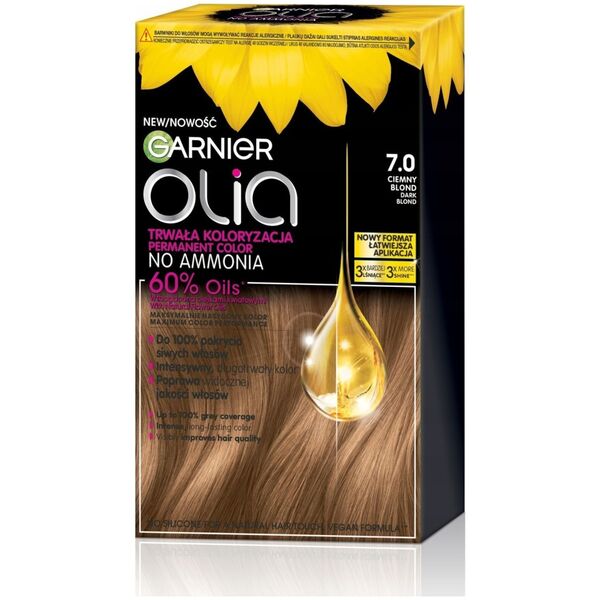 Alkotest GARNIER_Olia farba do włosów 7.0 Dark Blond