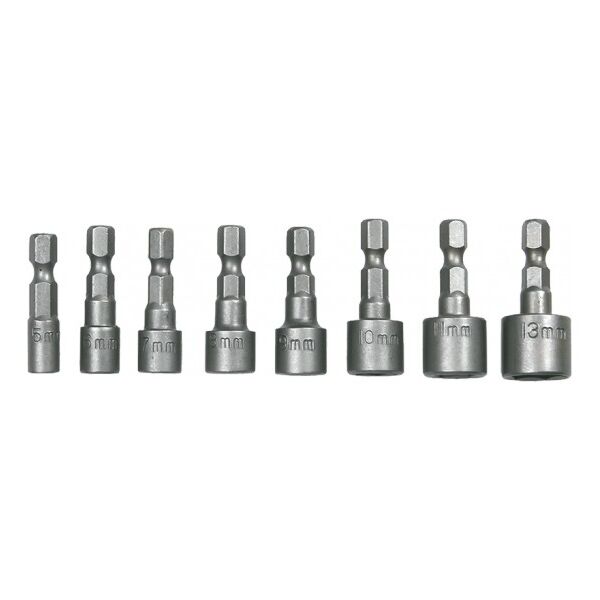 Topex nasadki wkrętaków 1/4 5-13 mm (39D387)