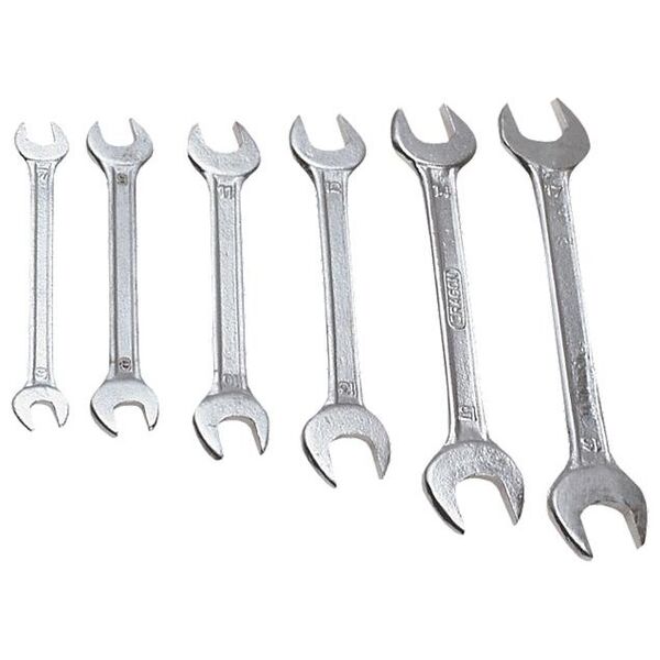 Top Tools Zestaw kluczy płaskich 6-17mm 6szt. (35D255)