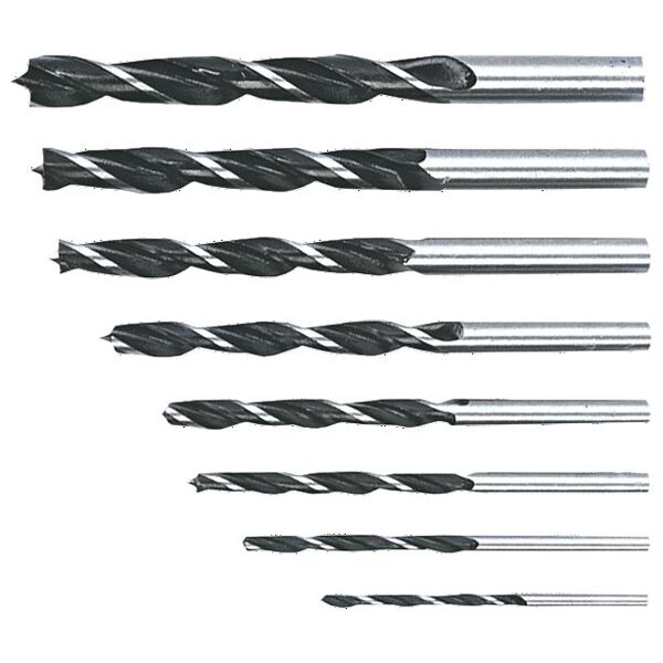 Wiertło Top Tools do drewna kręte walcowe 4 5 6 10 8mm zestaw (60H805)