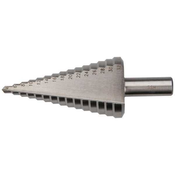 Wiertło Graphite stopniowe walcowe 4 6 10 12 14 16 8 18 20 30 32 22 24 28 26mm  (57H740)