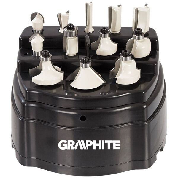 Graphite Frezy widiowe 8 mm 12 szt. (57H210)
