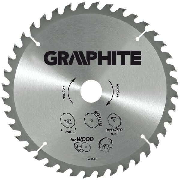 Graphite Piła tarczowa 190x30x3,2mm 50z. - 57H672