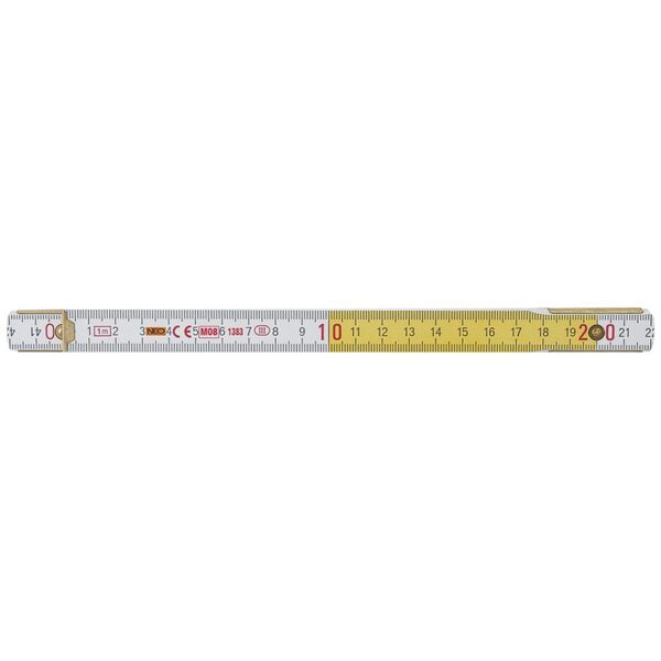 Neo Miara składana drewniana 1m biało-żółta - 74-010