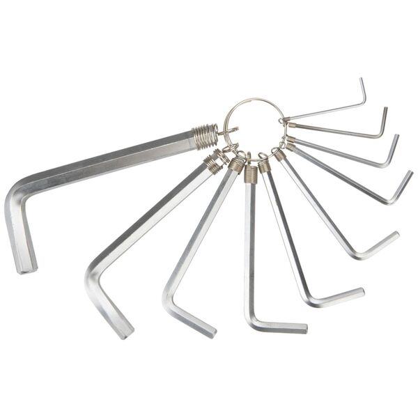 Topex Zestaw kluczy imbusowych hex typ L 1,5-10mm 10szt. (35D954)