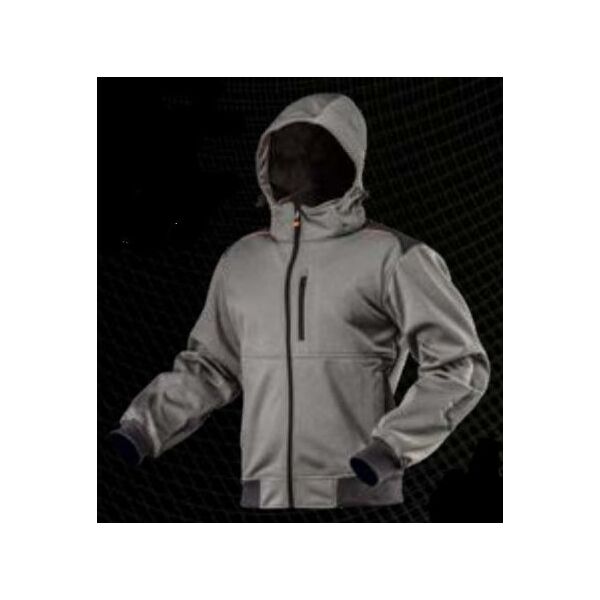 Neo Kurtka robocza softshell z kapturem odpinanym szara rozmiar S (81-551-S)