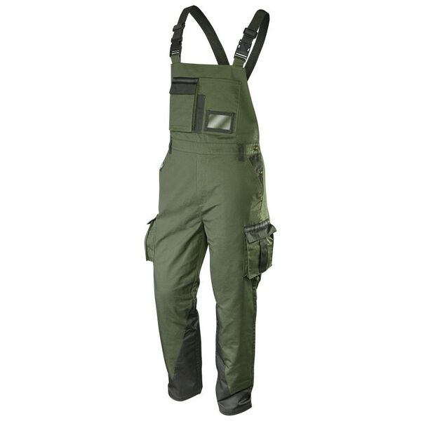 Neo Spodnie robocze na szelkach (Ogrodniczki robocze CAMO olive, rozmiar XXL)