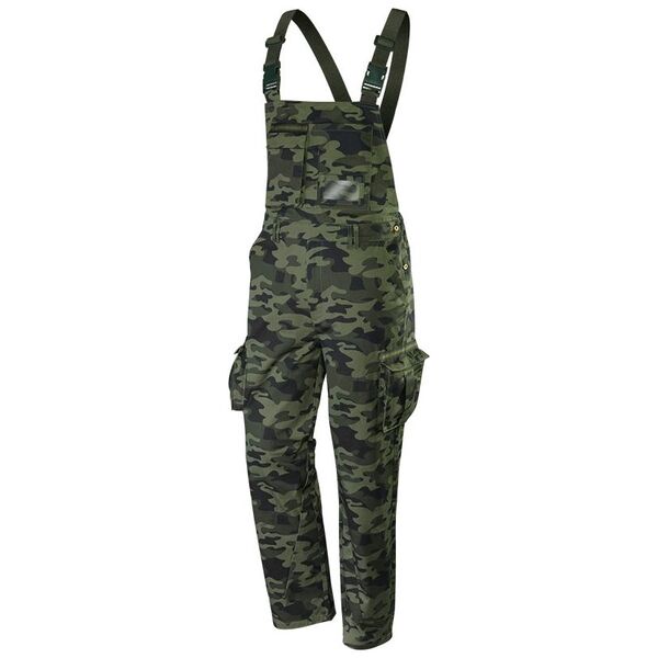 Neo Spodnie robocze na szelkach (Ogrodniczki robocze CAMO, rozmiar XXL)