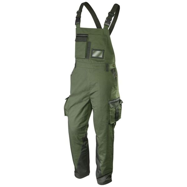 Neo Spodnie robocze na szelkach (Ogrodniczki robocze CAMO olive, rozmiar XS)