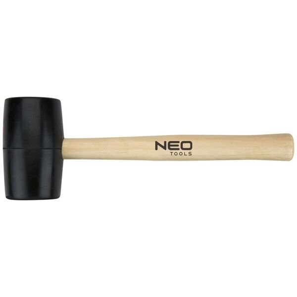 Neo Młotek gumowy rączka drewniana 450g 340mm (25-062)