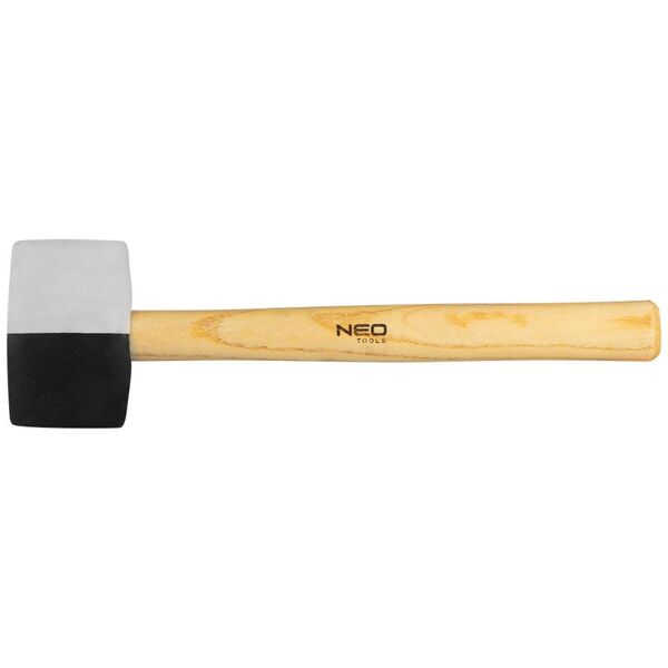 Neo Młotek gumowy rączka drewniana 450g 340mm (25-067)