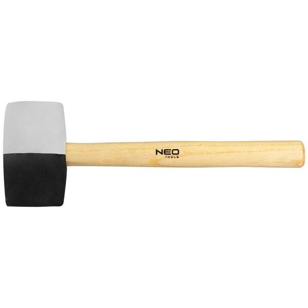 Neo Młotek gumowy rączka drewniana 850g 335mm (25-068)