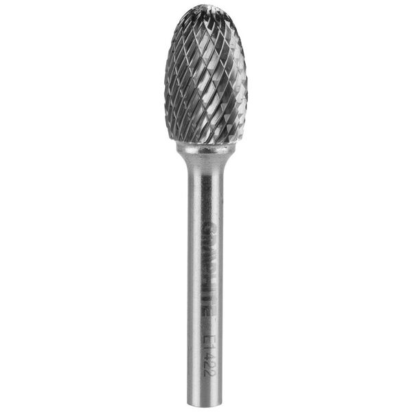 Graphite FREZ DO METALU HM TYP E (OWALNY) 14 X 22 MM TRZPIEŃ 6 X 45 MM 55H367 GRAPHITE