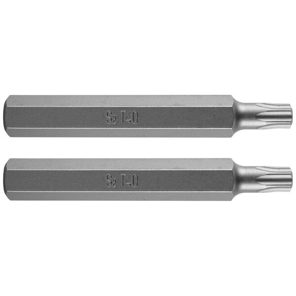 Neo KOŃCÓWKA TORX T40 X 75 MM S2 X 2 SZT. 10-942 NEO