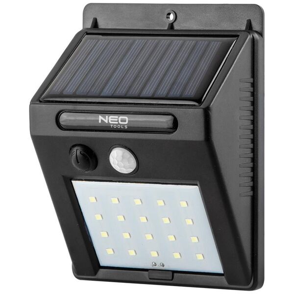 Kinkiet Neo Lampa solarna (Lampa solarna ścienna 20 SMD LED 250 lm)