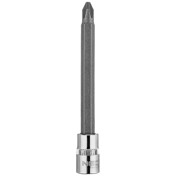 Neo Końcówka wkrętakowa PH2 na nasadce 1/4", długa, 87 mm