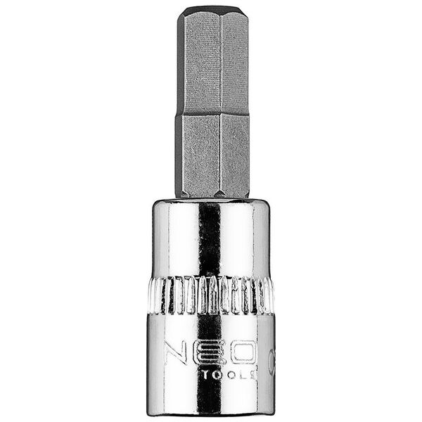 Neo Końcówka sześciokątna H6 na nasadce 1/4", krótka, 37 mm