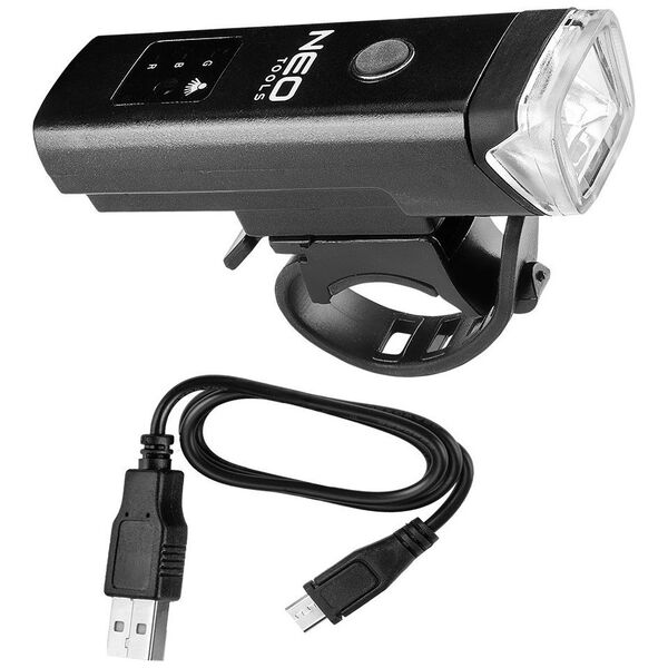 Neo Lampka rowerowa przednia, 400lm