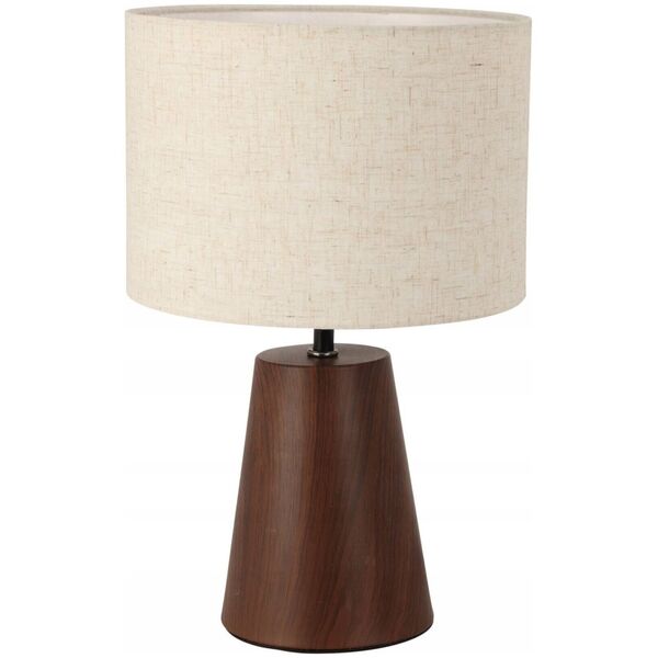 Home Styling Collection Lampka na stół z materiałowym kloszem, 18 x 29,5 cm