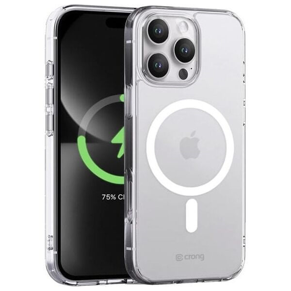 Crong Crong Clear MAG Cover - Etui iPhone 16 Pro Max MagSafe (przezroczysty)