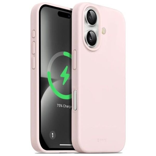 Crong Crong Color Cover Magnetic - Etui iPhone 16 MagSafe (piaskowy róż)