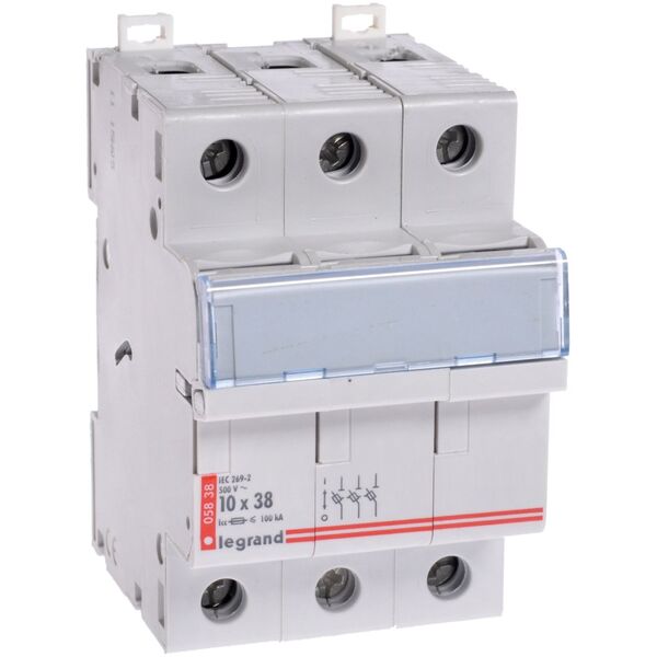 Legrand Rozłącznik bezpiecznikowy cylindryczny 3P 10x38mm RB338 005838