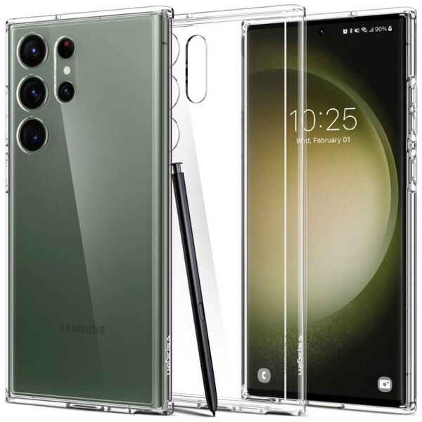 Spigen Etui Spigen Ultra Hybrid Samsung Galaxy S23 Ultra Crystal Clear