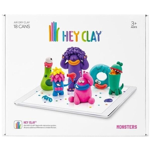 Tm Toys Hey Clay - Masa plastyczna Potwory HCLSE004